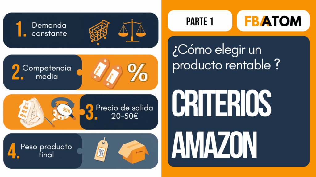 criterios para elegir un producto ganador amazon